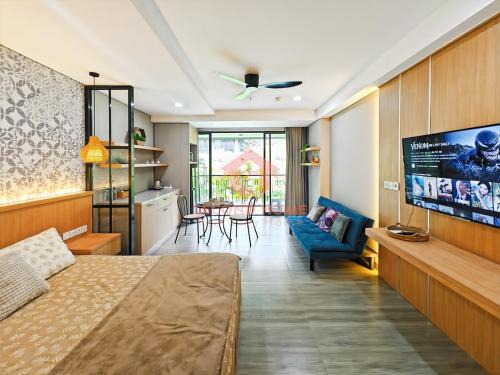 Kuta Selatan Apartment | Lavaya Resort 1BR Nusa Dua with Pool, WiFi, Netflix by 2ndHome