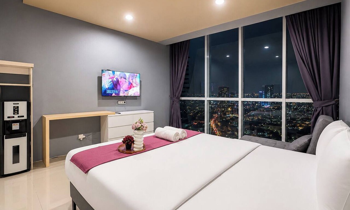 Surabaya Apartment | Relaxing Studio With Cityscape At Apartment The City Square Surabaya