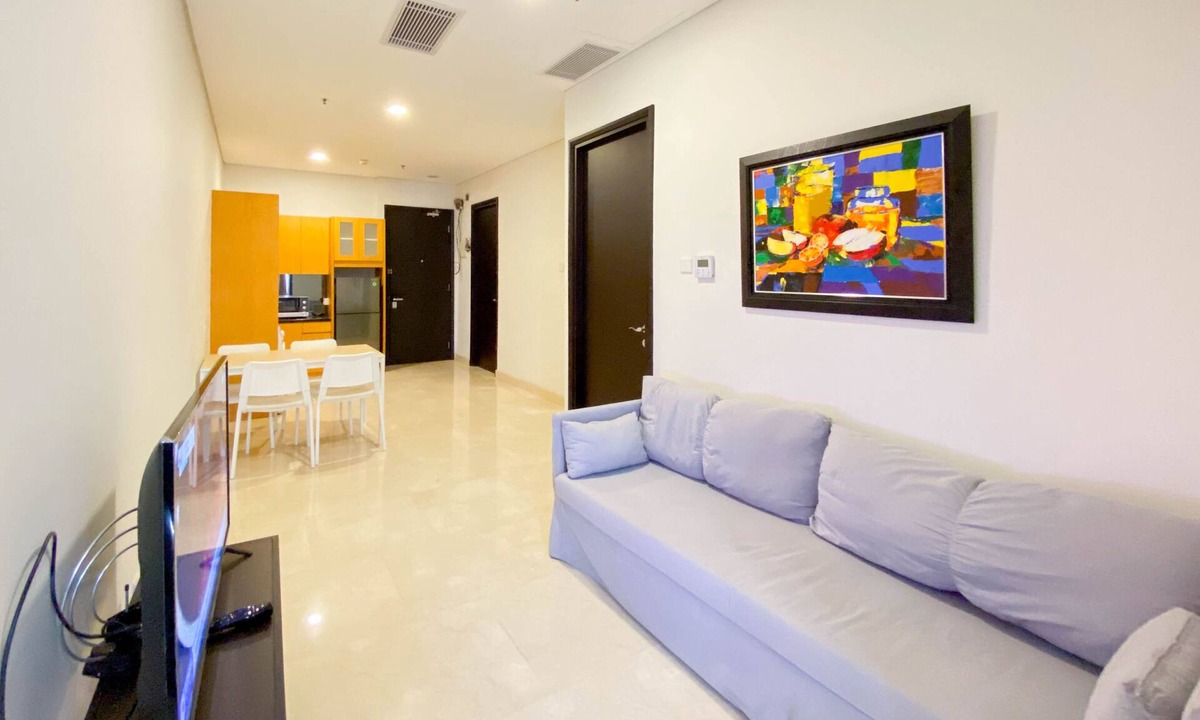Bendungan Hilir Apartment | Super Great Homey 3Br At Sudirman Suites Apartment