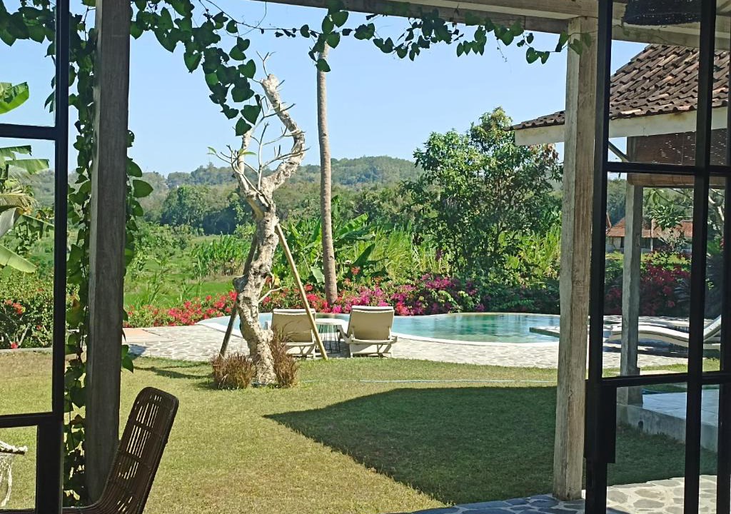 Bangunjiwo Villa | Villa With Stunning Paddy Field Views - Kasongan Yogyakarta