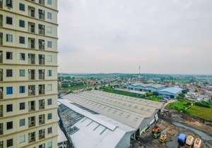 New Furnished Tamansari Mahogany Studio Apartment with Modern Style By Travelio in Karawang