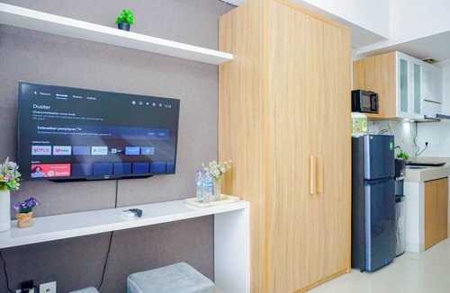 Cikarang Apartment | Cozy White Studio At Vasanta Innopark Apartment