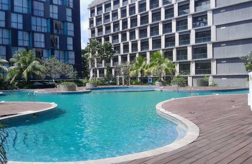 Balikpapan Apartment | Modern Cozy 1Br Combined Unit At Apartment Tamansari Skylounge Balikpapan