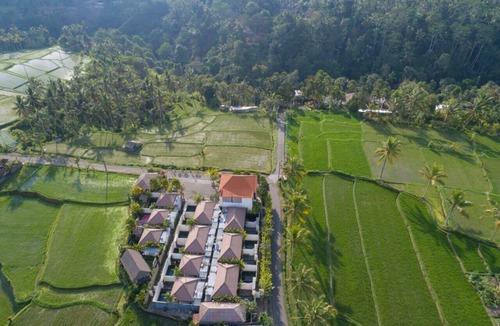 Kenderan Villa | Private Pool VIlla with gazebo overlooks the rice paddies