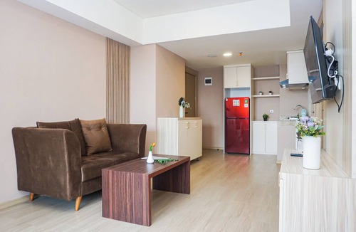 Cikarang Apartment | Serene Spacious 3Br At Apartment Meikarta District 1