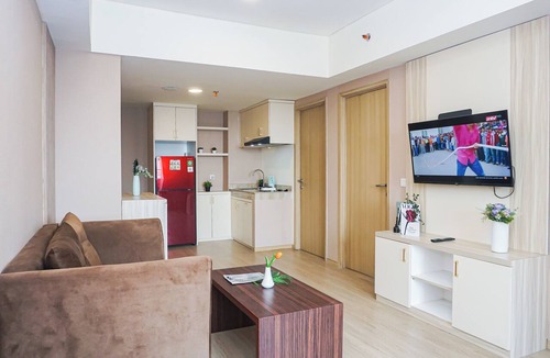 Cikarang Apartment | Serene Spacious 3Br At Apartment Meikarta District 1