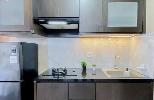 Kedungmanggu Apartment | Wooden Touch Studio Room At Apartment Lrt City Sentul - Royal Sentul Park