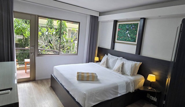 Beach Resort Apartment. 5-Min Walk to Legian Beach in kuta