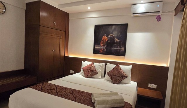 Beach Resort Apartment. 5-Min Walk to Legian Beach