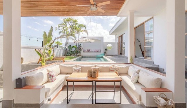Brand New 3 BDR Villa+Ricefield Views+Beach Access in Mengwi