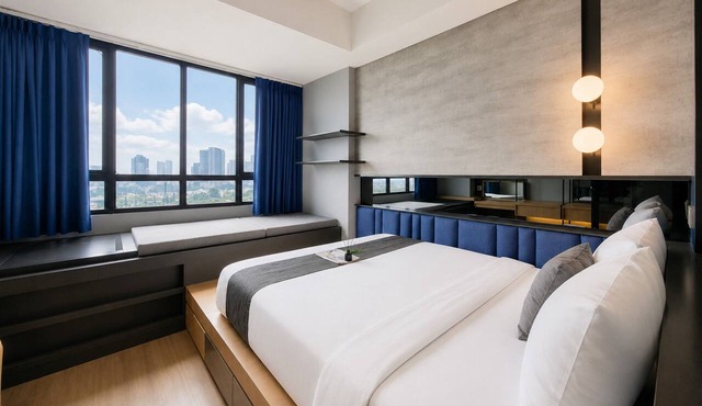 Elegant 1Br At Apartment Collins Boulevard in Tangerang