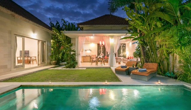 Favorite 2-bedroom Pool Villa 650 Meters to Nearest Seminyak Beach