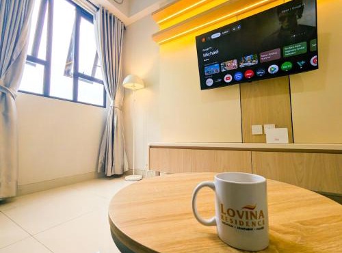 Lovina B6-20 2BR Pool&AndroidTV at Baloi Residence
