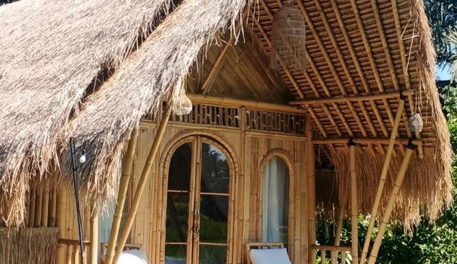 Luna bamboo house in Tampaksiring