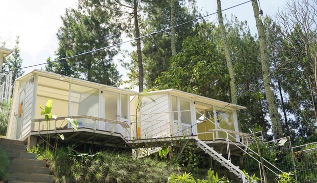 Over Easy Glamping Site in Bandung