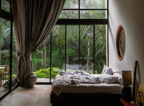 Ubud zen river house, secluded tranquil retreat in nature