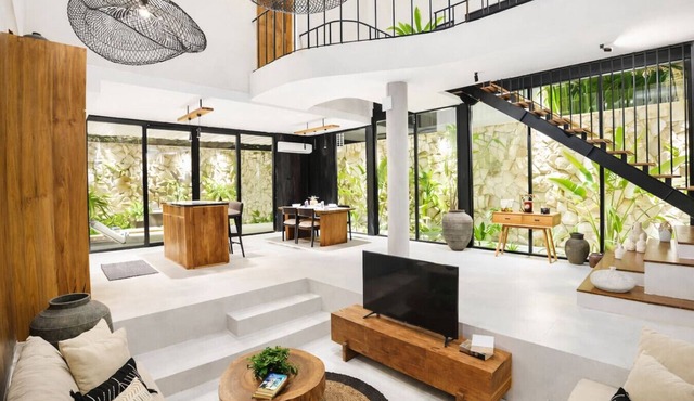 Villa KHAYU 2BR Private Pool Villa in Seminyak Walk to Beach in Bali