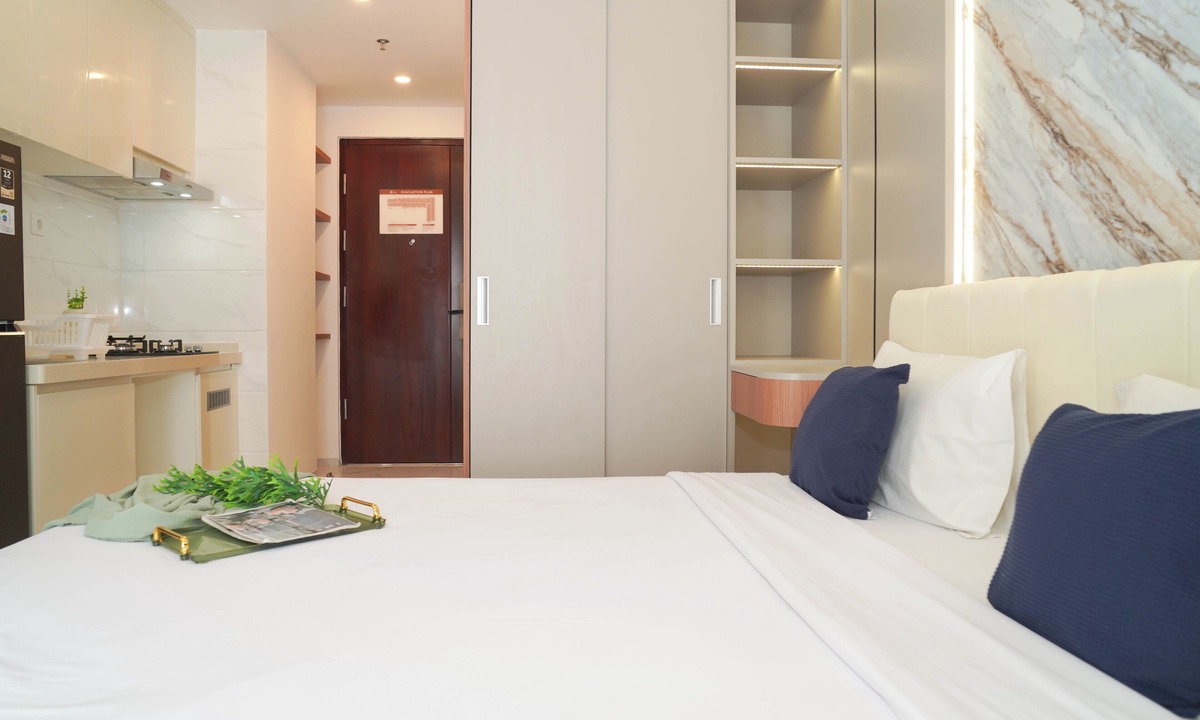 Balaraja Apartment | Bright And Homey Studio Room At Apartment Sky House Bsd