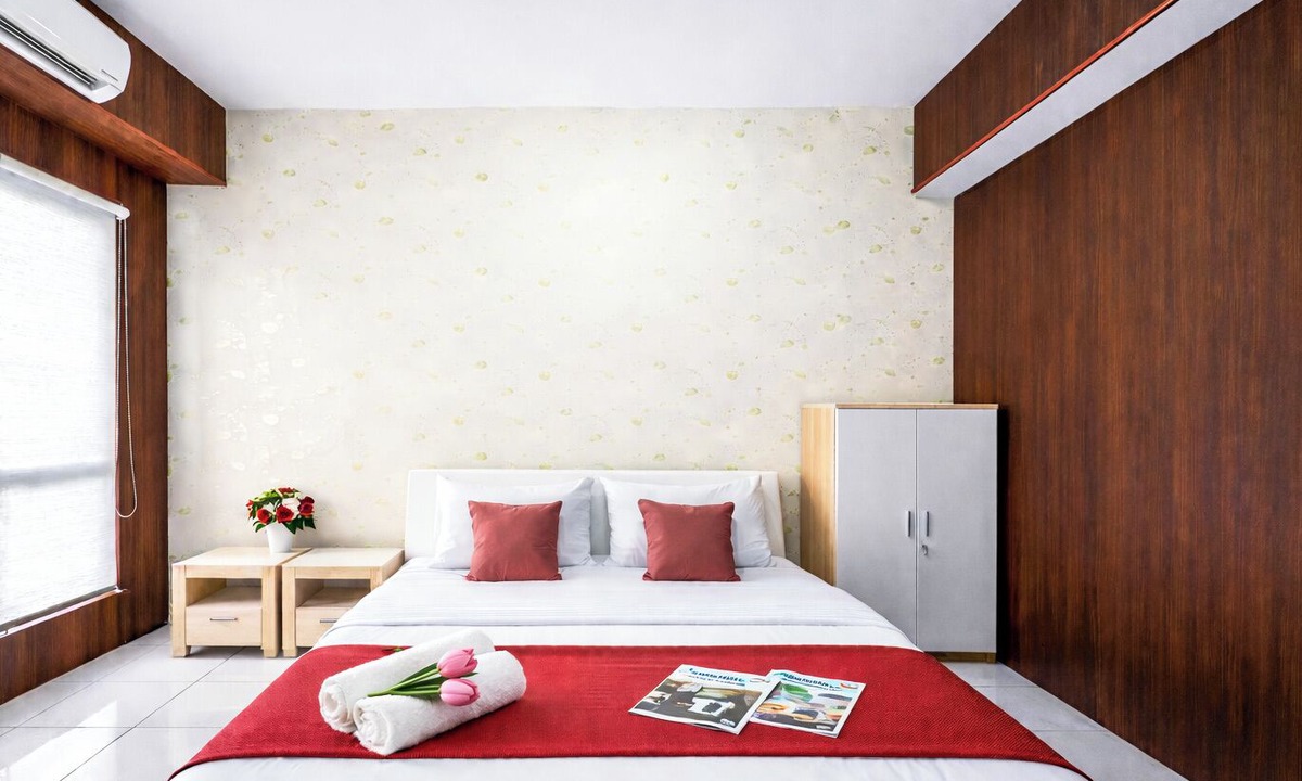Sidoarjo Apartment | Wood Accents Studio At Tamansari Prospero Sidoarjo Apartment