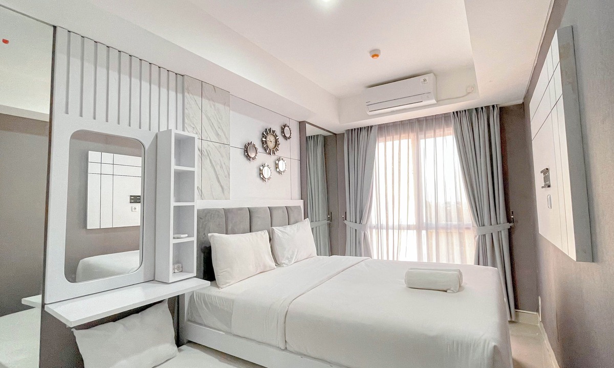 Biringkanya Apartment | Grey Toned 1Br Apartment Tamansari Skylounge Makassar