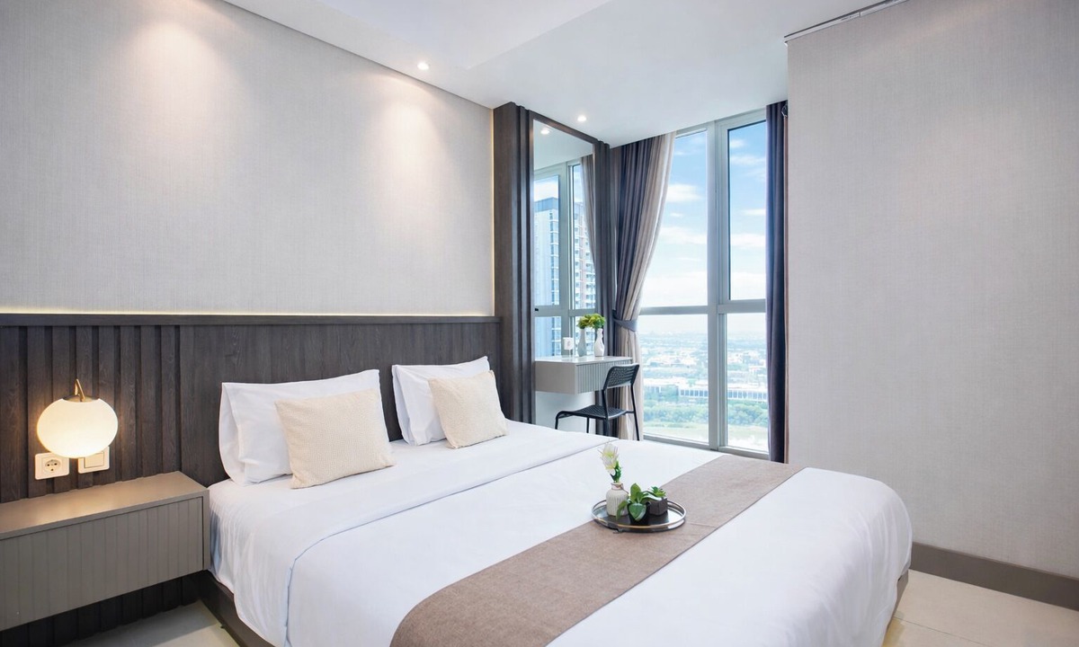 Pantai Indah Kapuk Apartment | 1Br Homey Areum Residence At Gold Coast