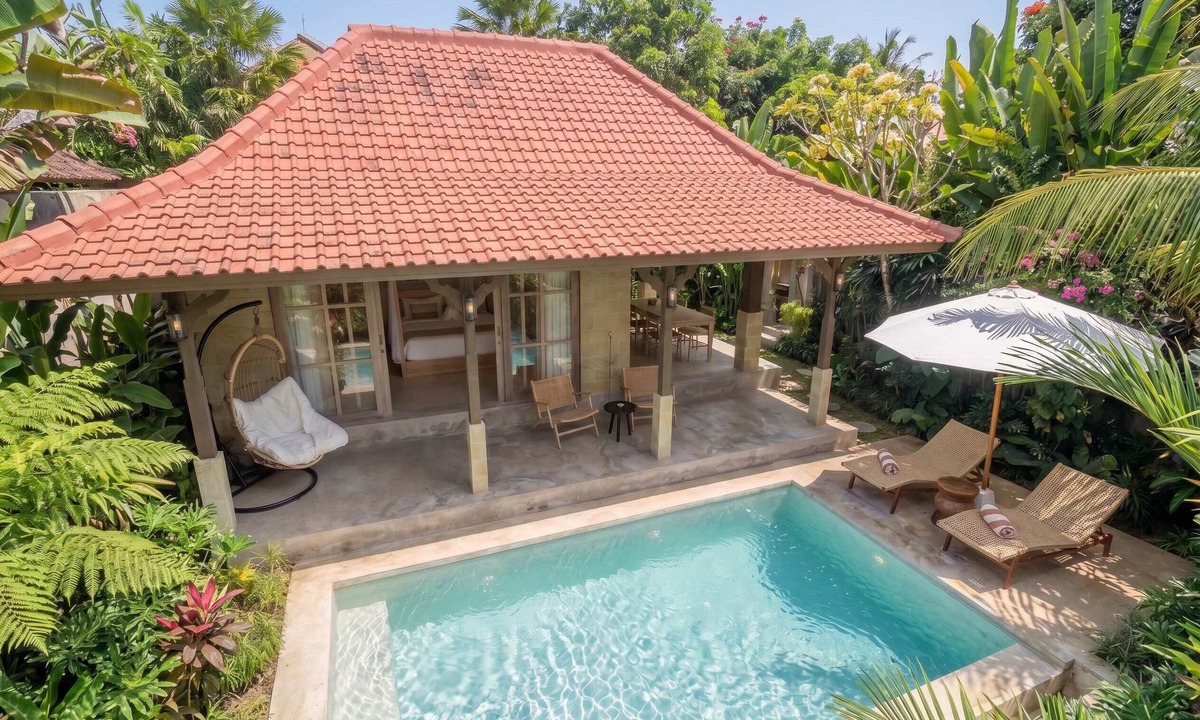Ubud Villa | Peaceful Ubud's 1BR Lush Garden Pool Patio