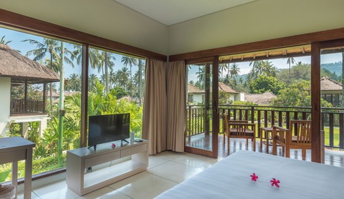 Twin Room, 2 Twin Beds, Garden View