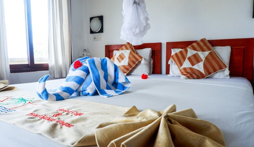 Basic Double or Twin Room, 1 Bedroom, Garden View (Fan)