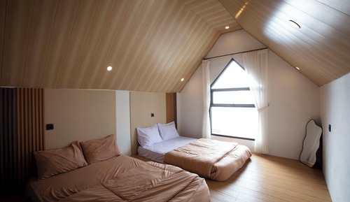 Comfort Cabin, Balcony, Mountain View