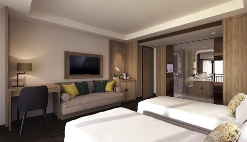Deluxe Room, 2 Twin Beds, Balcony
