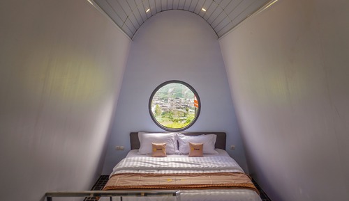 Family Double Room, Balcony, Hill View