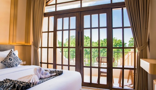 Deluxe Double Room, Balcony, City View
