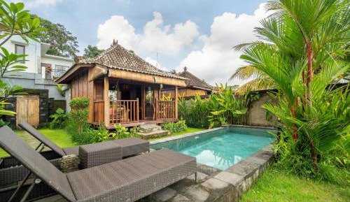 One Bedroom Private Pool Villa with Rice Field View Mengkru