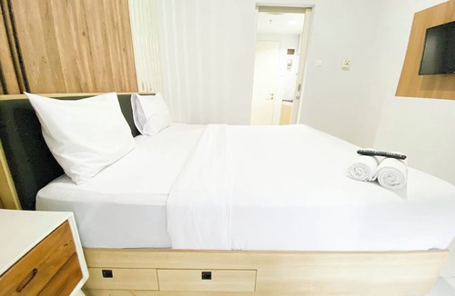 Semarang Apartment | Homey 1Br Without Living Room At Amartha View Apartment