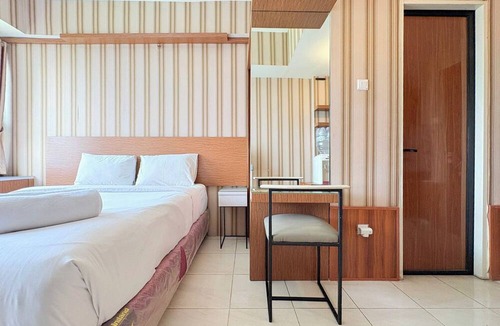 Depok Apartment | Classic Striped Touch Studio At Malioboro City Apartment