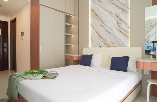 Balaraja Apartment | Bright And Homey Studio Room At Apartment Sky House Bsd