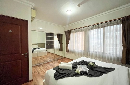 Bandung Apartment | Spacious White 3Br At Grand Setiabudi Apartment