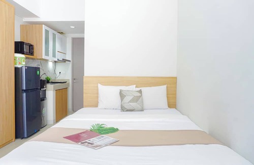 Cikarang Apartment | Cozy White Studio At Vasanta Innopark Apartment