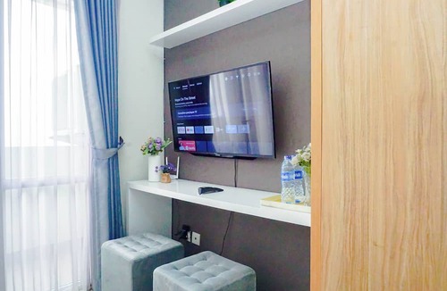 Cikarang Apartment | Cozy White Studio At Vasanta Innopark Apartment