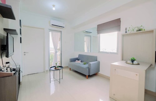 Cipulir Apartment | Compact White Tone 2Br At Pakubuwono Terrace Apartment