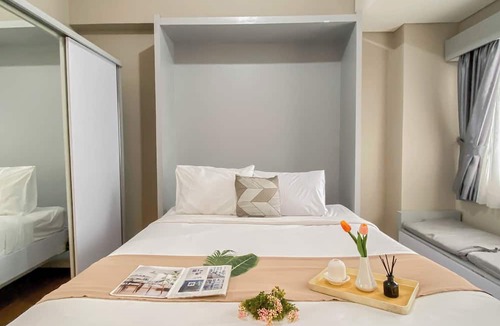 Kedungmanggu Apartment | Neat And Cozy Studio Unit At Lrt City Sentul - Royal Sentul Park