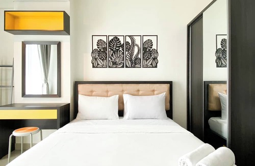 South Tambun Apartment | Monochromatic Studio At Lrt City Bekasi Apartment