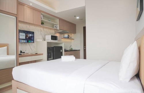 Ciputat Apartment | Warm And Minimalist Studio Transpark Bintaro Apartment