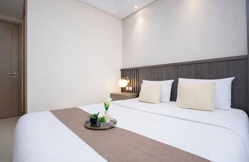 Pantai Indah Kapuk Apartment | 1Br Homey Areum Residence At Gold Coast