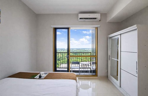 Serpong Apartment | Comfortable Classic Beige 1Br At Apartment The Ayoma