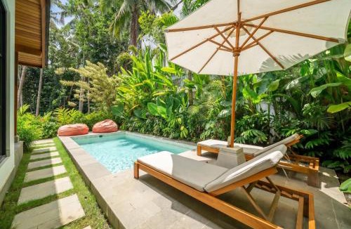 Petulu Villa | Bergamo by DH - Palm Tree Escape with Pool & Spacious Patio