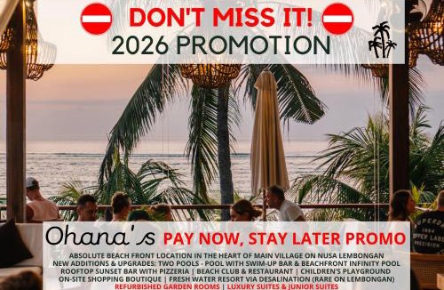 Jungut Batu Resort | Ohana's Beachfront Resort & Beach Club