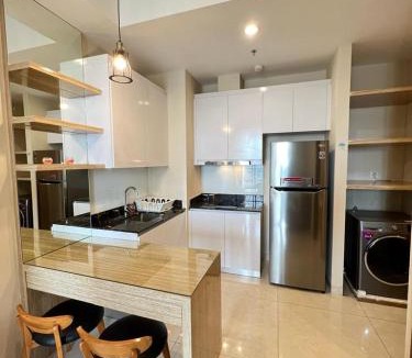 Jakarta Apartment | TAMAN ANGGREK MaLL CONNECTED 2 BEDROOM FLAT SUPER COMFORTABLE NEW FURNITURE LUXURIOUS BUILDING TAMAN ANGGREK RESIDENCE APARTMENT