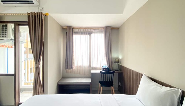 Well Furnished and Cozy Studio at LRT City Jatibening Apartment in Bekasi