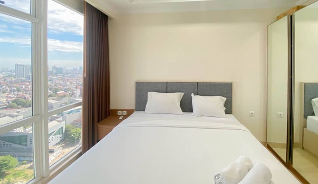 Spacious And Combined 2Br At Menteng Park Apartment